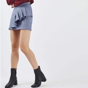 Topshop Skirts - NWT Topshop Blue Gingham Ruffle Skirt 6 Topshop Skirts - NWT Topshop Blue Gingham Ruffle Skirt 6